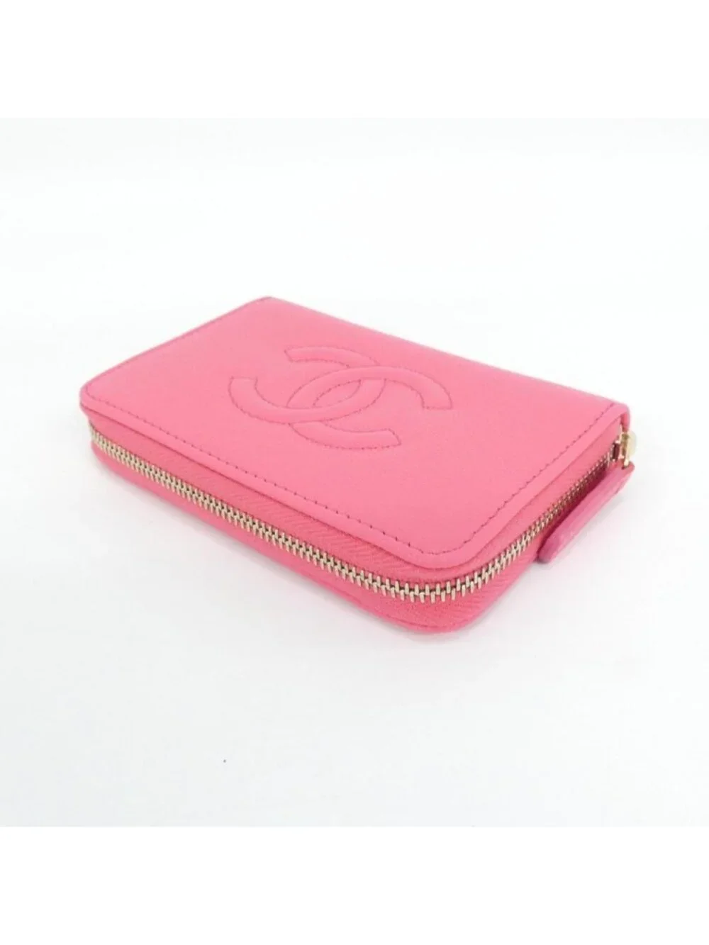 Chanel Coin Case Coin Purse Pink